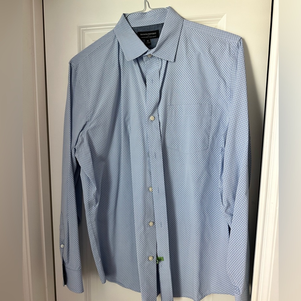 Men’s Banana Republic Stretch Soft Wash Slim Fit Shirt - Size M